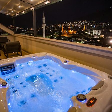 Sky Penthouse Old Bridge With Sauna And Jacuzzi 모스타르 외부 사진